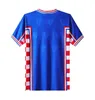 1998 Home Away Suker Retro Trikots Boban Kroatien Fußballtrikot