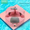 Solide niet-inflatable baby zwemring zwevende vlotter liegen zwembad speelgoed badkuip voor accessoires zwemtrainer sunshade 240422