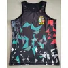 Magni da uomo NRL NRL Irish Lions Player Edition Edition T-shirt Short Short Polo Sleeveless Top Top's Olive maschile