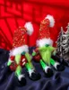 Party levererar juldekoration Grinch Faceless Gnome Green Plush Doll Decorations for Home Xmas Ornaments7196792