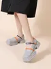 Casual Shoes 2024 Autumn Flats Women Fashion Party Platform Shallow Mary Plat Designer Oxford Dress Goth Walking Mujer