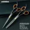 Shears Univinlions 6 "Janpan Steel Professional Hair Cutting Scissors Barbers Hairning Scissors Barbers 헤어 스타일리스트 가위 키트