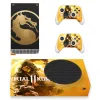 Autocollants Nouveau jeu Mortal Kombat Skin Sticker Decal Cover pour la console Xbox Series S et 2 contrôleurs Slim Skin Sticker Vinyl