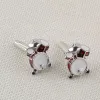 Links Música vintage Drum Cufflinks Novo 3D Red White Drum Cufflinks para jóias de casamento de festa de camisa francesa masculina para homens Idéias de presente