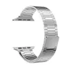 Bracelet en acier en bambou en boucle magnétique Bandle de sangle de sangle réglable Bandle de montre pour Apple Watch Series 3 4 5 6 7 8 9 Iwatch 40 / 41mm 44/45 mm Ultra 49 mm