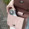 Inne urządzenia 2024 NOWOŚĆ MINI HORDHELD WAN USB ładowanie Portable Mini Pocket Electric Fan Silent Summer Cooling Office Długie życie wachlarz J240423