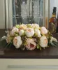 Custom luxury DIY wedding decor table flower runner artificial flower row arrangement table centerpieces rose peonies green leaf T6658529