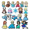 13Colors Princess Anime Charms Wholesale Childhood Memories Game Rolig present Cartoon Charms Shoe Accessories PVC Decoration Buckle Soft Rubber Clog Charms