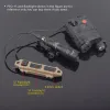 Lights Tactical Pressure Switch Button Remote Dual Function Tail for Peq15 Dbala2 M300 M600 Flashlight Airsoft Weapon Scout Light