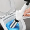 Plunders toalett kolv med hög tryckpump Anti Tillämpning av dräneringsrengörare Rör muddra enhet för badrum diskbänk dränering rena verktyg