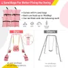 Funlio 2 en 1 Swing Set pour Toddler Baby Charm-baby Laving Kids Swing Bouncer avec 4 sacs sable