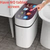 1316L Smart Sensor Trash Can Home Intelligent Waste Bin Bask Bashbin Kitchen USB Cargando Touch Basket de basura 240408