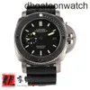 Relógios de designer de ponta para a série Peneraa Box Titanium Automatic Mechanical Mass Watch PAM00389 Original 1: 1 com logotipo e caixa real