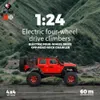 Electric/RC Car Wltoys 2428 1 24 Mini RC Car 2.4G With LED Lights 4WD Off-Road Electric Crawler Vehicle Remote Control Truck Toy for Children T240422