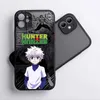 Bumpers de téléphone portable Hunterhunter Anime pour iPhone 15 14 13 12 Mini 11 xs xr x 8 7 Pro Max plus
