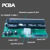 Switches OEM 10 /100 Mbps RJ45 8 Port Fast Ethernet Switch LAN HUB US EU Plug 5V Adapter Strömförsörjningsnätverksomkopplare