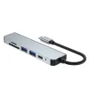 Hubs mozible usb c hub - hdmicompatible rj45 100m 100m vga adaptörü otg Thunderbolt 3 Dock ile PD TF SD Jack3.5mm ile MacBook Pro/Air M1