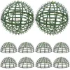 Flores decorativas Topiary Sphere Frame Flor Decor Greenery Decor Ball Ball Rack