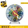 Klockor självmontering DIY Assembly Clockwork Clock Model Mechanical Gear Clock Science Teaching Clock