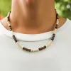 Collares Purui Hip Hop Beads Collar Men Cabuchero Mezcla hecha Mezcla Color de color Collar Joya Piunk Boy Regals Street