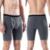 5pcs Stil Baumwollboxer Langes Bein Unterwäsche für Mann Shorts große Größe und Höschen Homme Luxus Brand BoxerHomme Underpants 240407