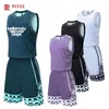 Fans staan bovenaan T-stukken basketbalset voor mannen vrouwen en kinderen 2xS-6XL Quick Dry 2-delige tanktop Shorts Ball Jersey Hoogwaardige DIY Y240423