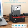 Hubs 2,5 "/3,5" SATA IDE Dop Drive Dock Station Station Hard Disk Curvese HDD SSD Внешний HD -карта USB Hub OTB/OTC Offline