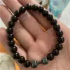 Strands Pulsera de piedra volcánica natural hombres Black mate lave beads encanto mancobbell yoga energía pulseras para mujeres joyas de fitness