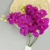 Декоративные цветы 92 см искусственная бабочка орхидея настоящий прикосновение для свадебной рождественской дома украшение вазы