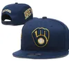 Ball Caps 2023-24 '' Brewers''''Unisex Fashion World Series Baseball Cap la ny Snapback Hat Men Femmes Sun Hat Bone Gorras Broiderie Cap de taille ajustée A5