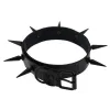 Necklaces Black Spiked Choker Collar Vegan Leather witch jewelry witches cosplay Necklace goth chocker Gothic Accessories
