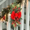 Fleurs décoratives Garland Wreath Drop Ornaments Pendant Prénance Prélite sans fil escaliers NAVIDAD NATALE DIY ACCESSOIRES DE PROSIGE