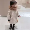 Cappotti per bambini abiti autunnali inverno giacca per bambini ragazze lana cappotto esterno coreano