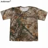 履物の夏フルコットン半袖松の木死んだ葉のカモフラージ狩り釣りtシャツジャングルバードウォッチ撮影写真シャツ