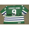 Kob Weng Erkekleri Kadın Gençlik Gordie Howe 1979 CCM Vintage Dönüş Hokey Jersey Kaleci Kesim Dikişli En Kaliteli Herhangi Bir İsim Herhangi Bir Numara