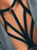 Camisoles Tanks Fashion-Sellling Arrivée Sexy Underwear Lady Harness Lace-Up Bra Hollow Out Botting Nightclub Flirting Vest