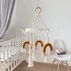 Figurines décoratives Nordic Nursery Decor Kids Room Mobile Hanging Decoration Pompom Pompoms Pompoms CHIMES 2024