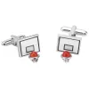 Links SAVOYSHI Newest Basketball hoop Cufflinks for Mens High Quality Novelty Sports Cuff links Brand Male Suit Shirt Cuff Accessories