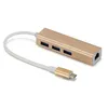 4- 포트 USB Hub3.0 MacBook 용 Ultra Slim Data Hub Type-C 허브, Mac Pro/Mini, IMAC, Surface Pro, XPS, 노트북 PC, USBC Hub