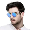 Lunettes de soleil Round Metal Sunglasses Sampunk Men Femmes Lunes de mode Brand Des lunettes de soleil rétro Vintage UV400