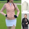 Vestes 2022 Nouveaux vêtements de golf Hiver Veste chaude pour femmes Sports Vent à vent Slim Fit Elastic Soft Lightweight High Quality
