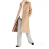 Designer Coat Cashmere Coat Luxury Coat Maxmaras Womens New Wool Fabric Double Breasted Shirt Collar Coat