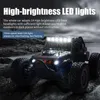 Electric/RC Car Rc Cars 16103Pro 50km/h Or 70km/h With LED 1/16 Brushless Moter 4WD Off Road 4x4 High Speed Drift Monster Truck Kids Toys Gift T240423