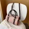 Tas vat type pu lederen crossbody luxe voor vrouwen 2024 reizen mode eenvoudige schouderboodschapper dames