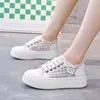 Chaussures décontractées Parzival Femme Sneakers Plateforme 2024 Été Lacet-Up Mash Mesh Mesules Vulcanisé Zapatillas Mujer