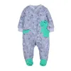 ワンピース新生児パジャマのジッパーコットンの服カバーすべての幼児の赤ちゃんジャンプスーツの幼児