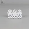 Heads Bathroom Suction 5 Position Toothbrush Holder Rack Wall Mount Funny Smiling Face Toothbrush Stand Organizer tooths brush holder