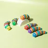 Les jouets de slug coloré créatifs colorés soulagent la décompression amusante escargots du jouet doigt se boucles fidget sensoriel 240410