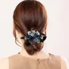 5PCS Double Flower Rhinestone Duckbill Hair Claws Clips Hairpins For Girls Women Fashion Hairgrip Barrettes Ponytail Hair Accessories