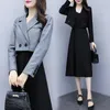 Women's Suits Autumn Blazer Long Sleeve Blazers Short Coat Slim Office Lady Jacket Female Tops Suit Femme Jackets Plus Size 5XL